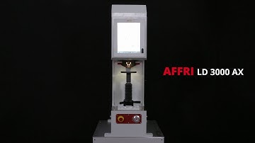 Universal hardness tester for automatic Rockwell, Brinell and Vickers tests