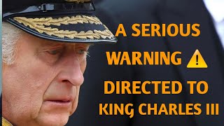 A SERIOUS WARNING DIRECTED TO HIS ROYAL MAJESTY KING CHARLES III ABOUT HARRY AND MEGHAN MARKLE......
