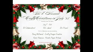 #CraftyChristmasInJuly25 Collaboration with Sweet Pea Papers!