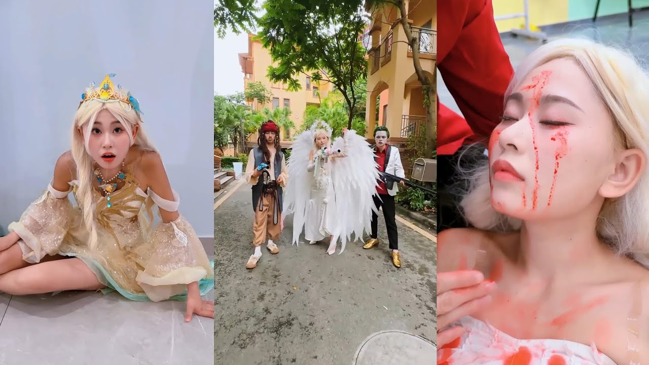 白天使与黑天使之间的决斗#天使 #小丑 #超人不会飞