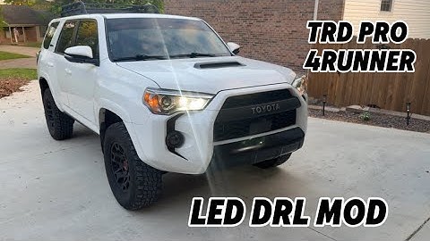 TRD PRO 4Runner: LED DRL MOD