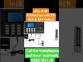 eSSL K30/K90 Door Lock Access Setup & Configuration