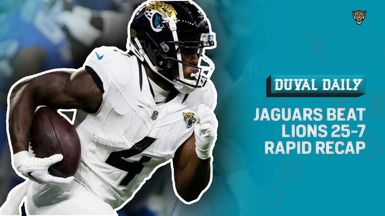 Breaking Down Jaguars Preseason Week 2 Victory vs. Lions With 5 ...