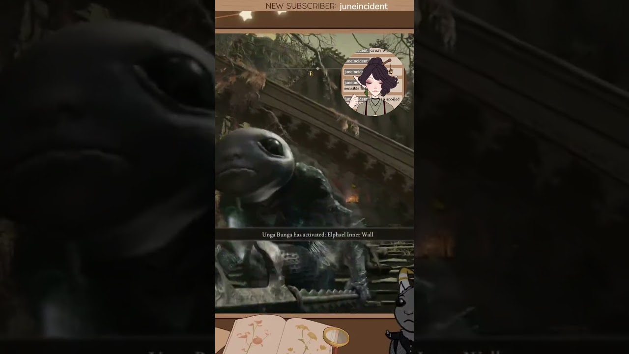 i am scared of the erdtree avatar's fat dumpy  #vtuber #gaming #eldenring #vtuberclips #twitch