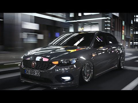 LVBEL C5, AKDO - MERMER (Aykut Closer Remix) | Assetto Corsa | Fiat Egea 1.3 Multijet | 4K Cinematic