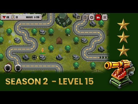 Battle Strategy: Tower Defense - Season 2 Level 15 Walkthrough