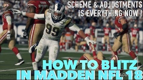 Madden 18 Tips - How to Master Blitzing in Madden 18 - Best Defensive Scheme Will Win