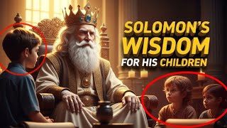 Solomon’s Advice to Children | Biblical Parenting Lessons!