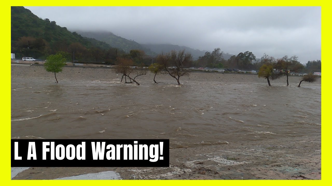 Los Angeles Flood Warning! Non-stop Rain!!! - YouTube