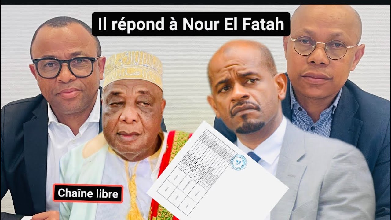 Il répond à Nour El Fatah moment de vérité pour le Parti  Naribarikishé_Yi_Komori. Crise-poste élec