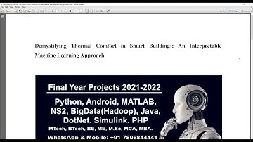 Demystifying Thermal Comfort in Smart Buildings An Interpretable Machine Learning Approach