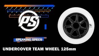 6x Undercover Team Wheels 125mm 88A white Urban Inline Skate Rollen Powerslide 