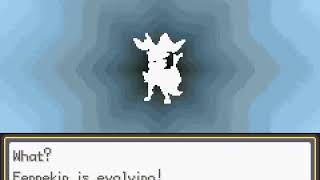 Pokemon Gaia Gba Fennekin Evolves Into Braixen