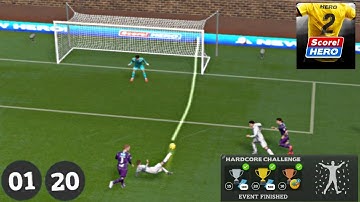 Score! Hero 2 | HARDCORE CHALLENGE • Level 1-20 Complete Walkthrough 3 Stars