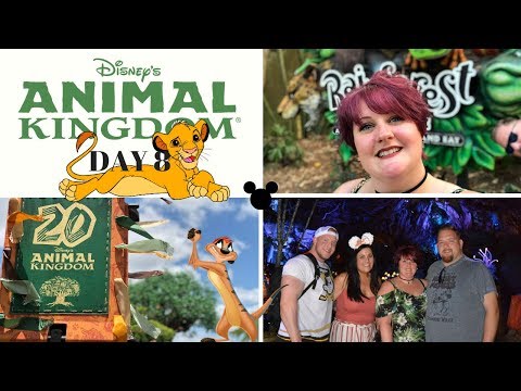 Walt Disney World 2018 - Day 8 - ANIMAL KINGDOM VLOG - We meet YouTubers 😁