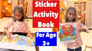 Activity Book For Kids Sticker Book