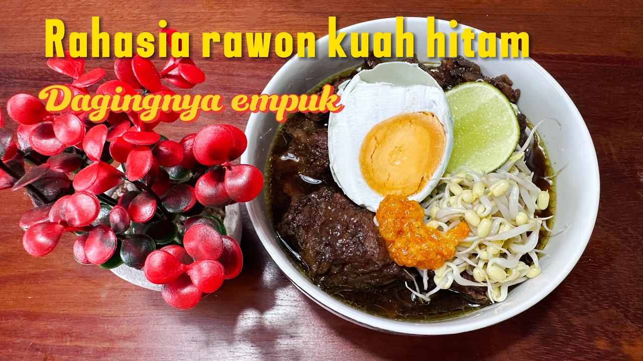 Rawon rumahan rasa restoran, gampang banget bikinnya!
