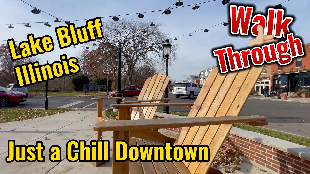 Walking Lake Bluff, Illinois - Just a Chill Walkthrough
