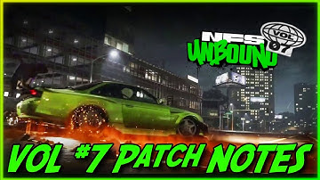 VOL #7 Patch Notes - Drag Racing & PRO Drifting, NEW CARS! - Need for Speed Unbound
