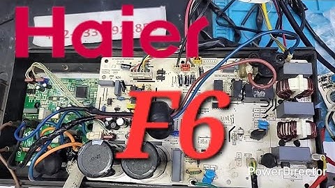 Haier Dc inverter ac F6 error code outdoor pcb Dc inverter ac pcb training center Babar Electronics