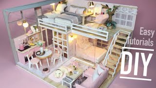 DIY Miniature Dollhouse Kit | Girlish Dream - 少女心 | ミニチュアハウス | румбокс