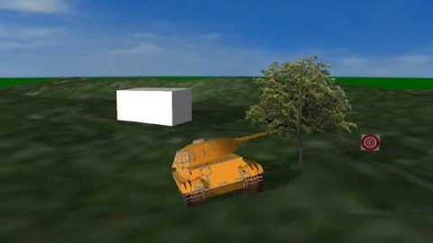 Tank simulator openGL demo