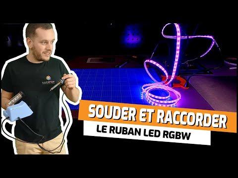 Ruban LED multicolore RGBW, comment le souder et le raccorder ? Suivez notre tutoriel pas à pas.