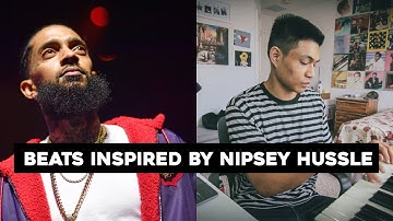 Making beats in honor of Nipsey Hussle