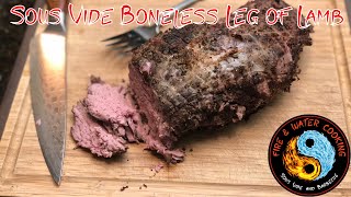 Boneless Leg Lamb cooked Sous Vide Grilled YouTube