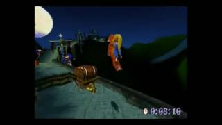 Crash Bandicoot: Warped - All Platinum Relics - Midnight Run (10/30)