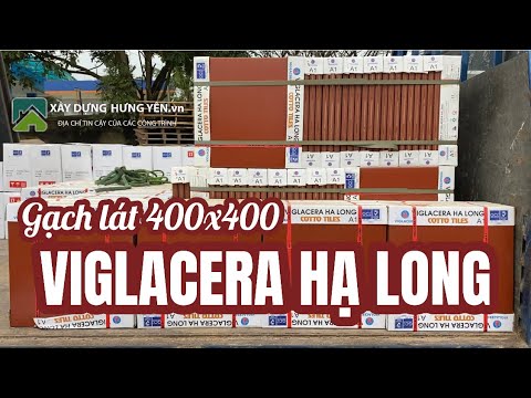 Gạch Cotto 400x400 đỏ Tráng Men Viglacera Hạ Long | Gạch Cotto 400 Viglacera Hạ Long Tại Hưng Yên