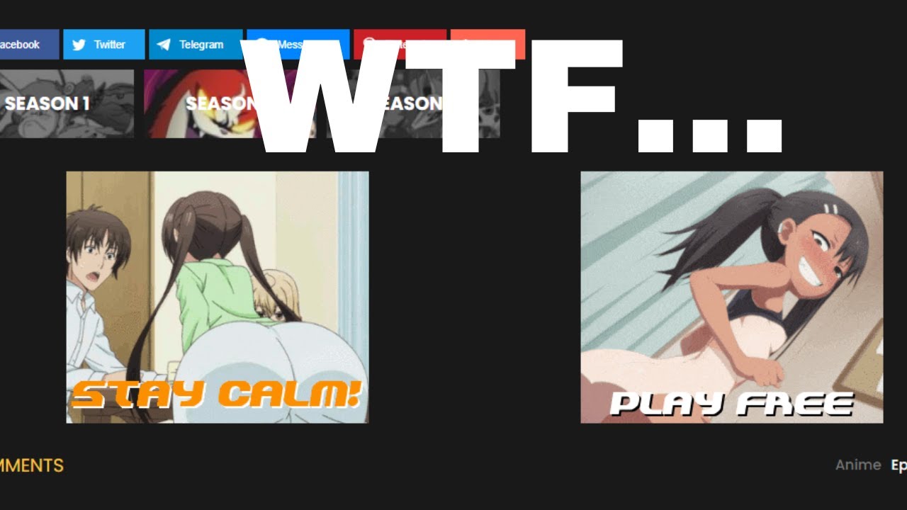 When you watch anime on a sketchy website