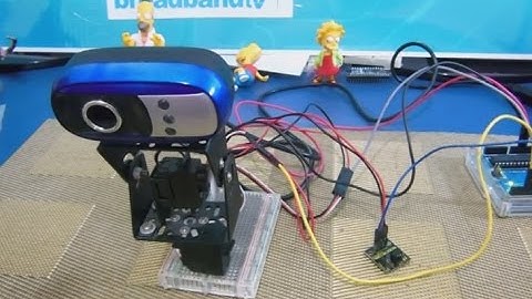Controlando uma webcam em um pan-tilt controlado via controle remoto (ARDUINO BRASIL)