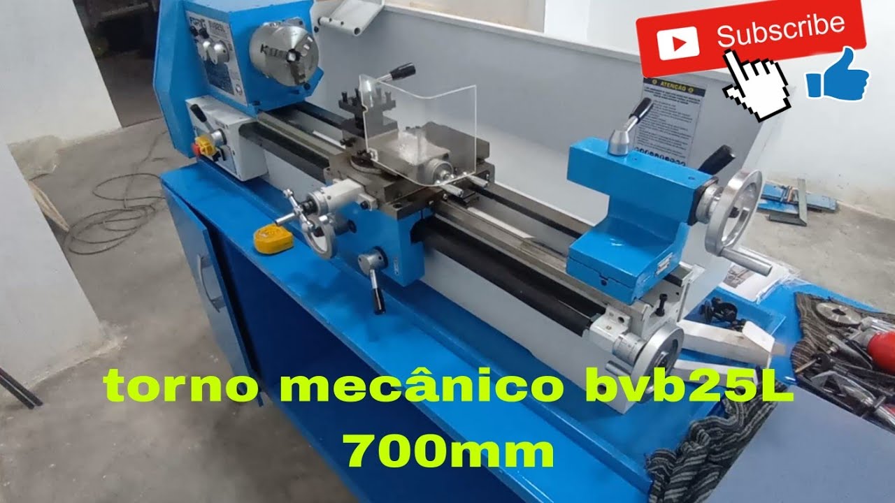 torno mecânico bvb25L fgooo2x220 700mm
