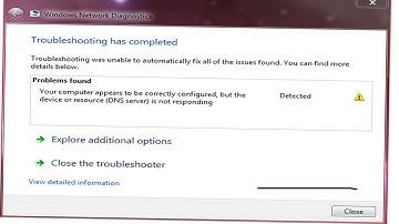 DNS Server is not responding on Windows 10 / 8 / 7 Telugu fix it