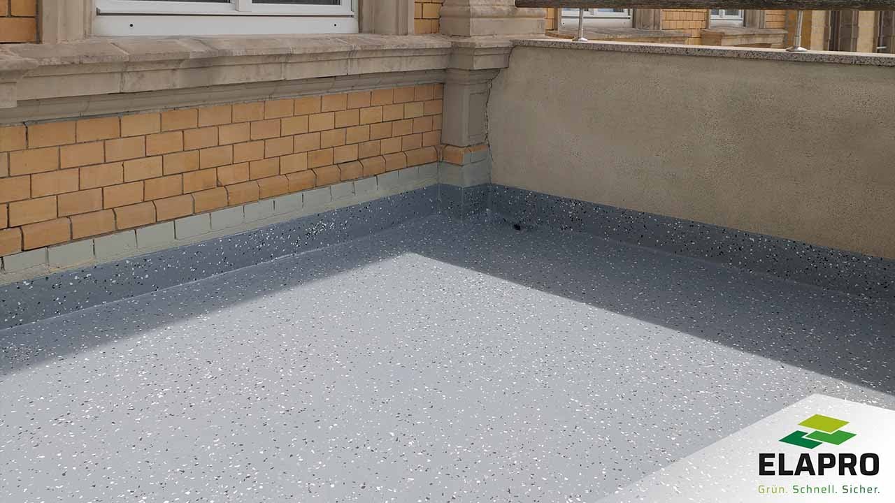 ELAPRO Balkonsystem – Abdichtung & Beschichtung