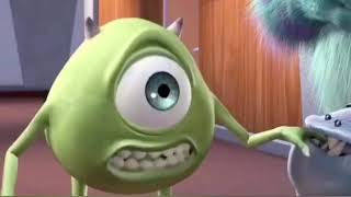 Mike Wazowski screams like Mario Death Sound