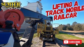 Lifting a Track Mobile Railcar by Sumter Wrecker 4,122 views 2 months ago 12 minutes, 12 seconds