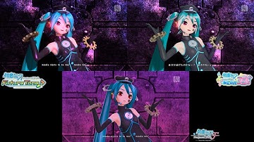Sadistic.Music∞Factory - Hatsune Miku: Project DIVA PV Comparison [F, Future Tone, MegaMix]