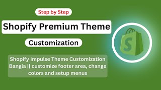 Shopify Premium Theme Customization | Shopiry Store Design by Impulse Theme  | Customize Footer Area