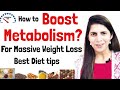 How to Boost Metabolism For Weight Loss | Best Food to Improve Metabolism | Science Based | Hindi