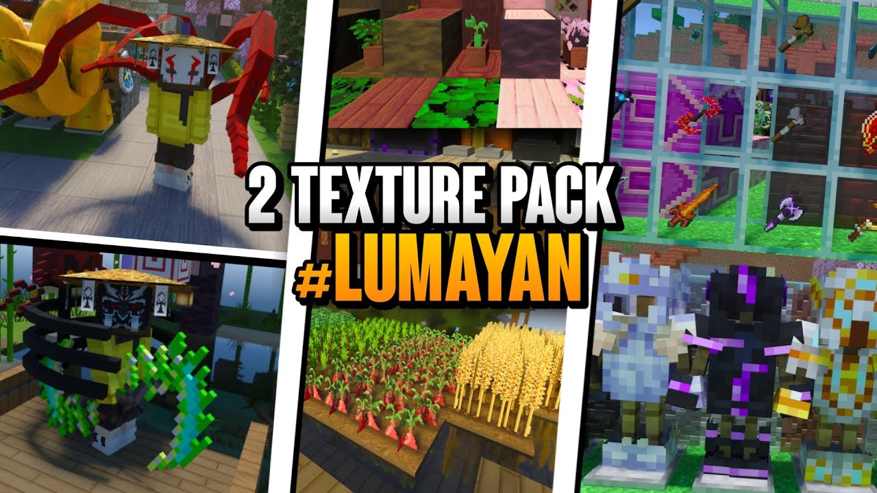 TOP 2 TEXTURE PACK COCOK UNTUK BERMAIN SURVIVAL TERBARU - Texture Mcpe ...