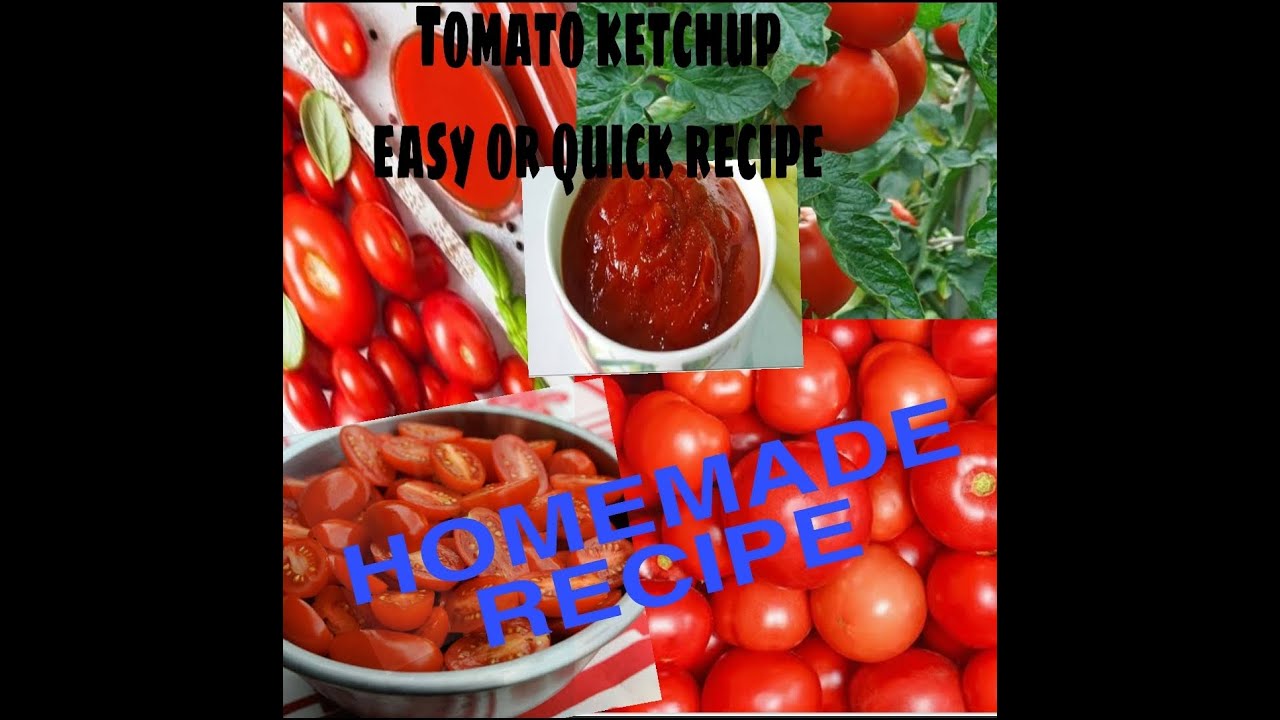 Easy or Quick homemade ketchup recipeHow to make tomato ketchupTomato