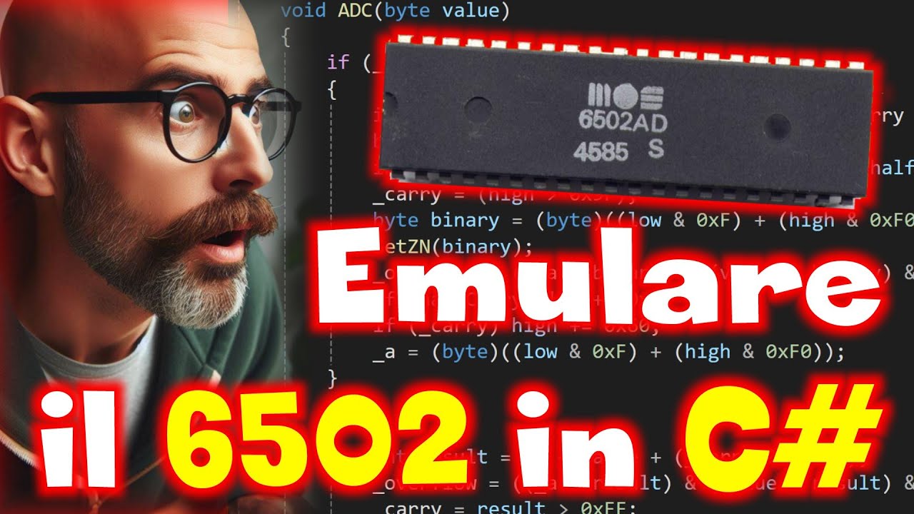 Emulare il microprocessore 6502 con C# / Retrocomputing - YouTube