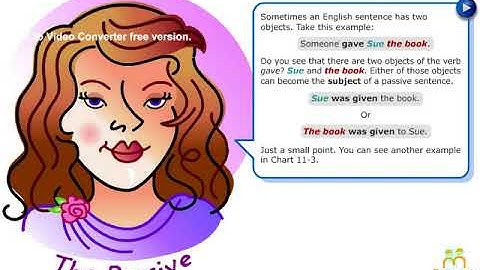 UUEGi 11 3 Indirect objects used as passive subjects