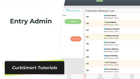 CurbSmart | Overview of the Entry Admin Role