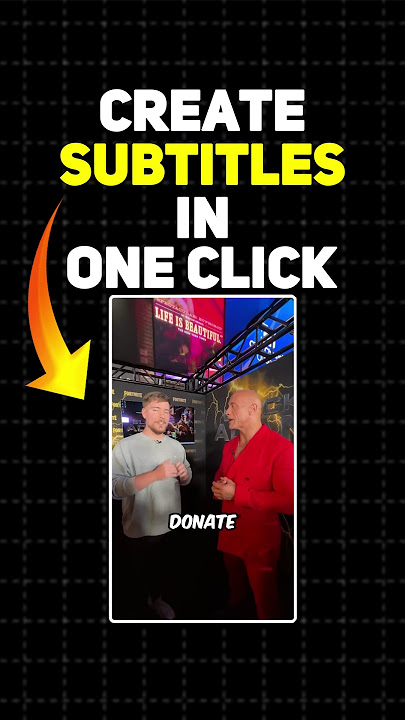 1 Click Subtitle Generator 🚀 | Best Auto Caption App!