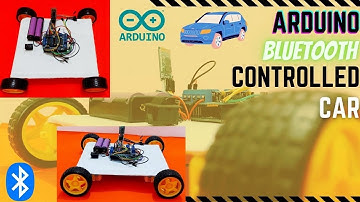 Arduino DIY Simple Mobile Bluetooth (HC-05) Controlled RC Car Tesla