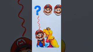 "The Super Mario Galaxy" Mario 🤷♀️ ??? #supermario #ytubeshorts #mario #papercraft #marioart