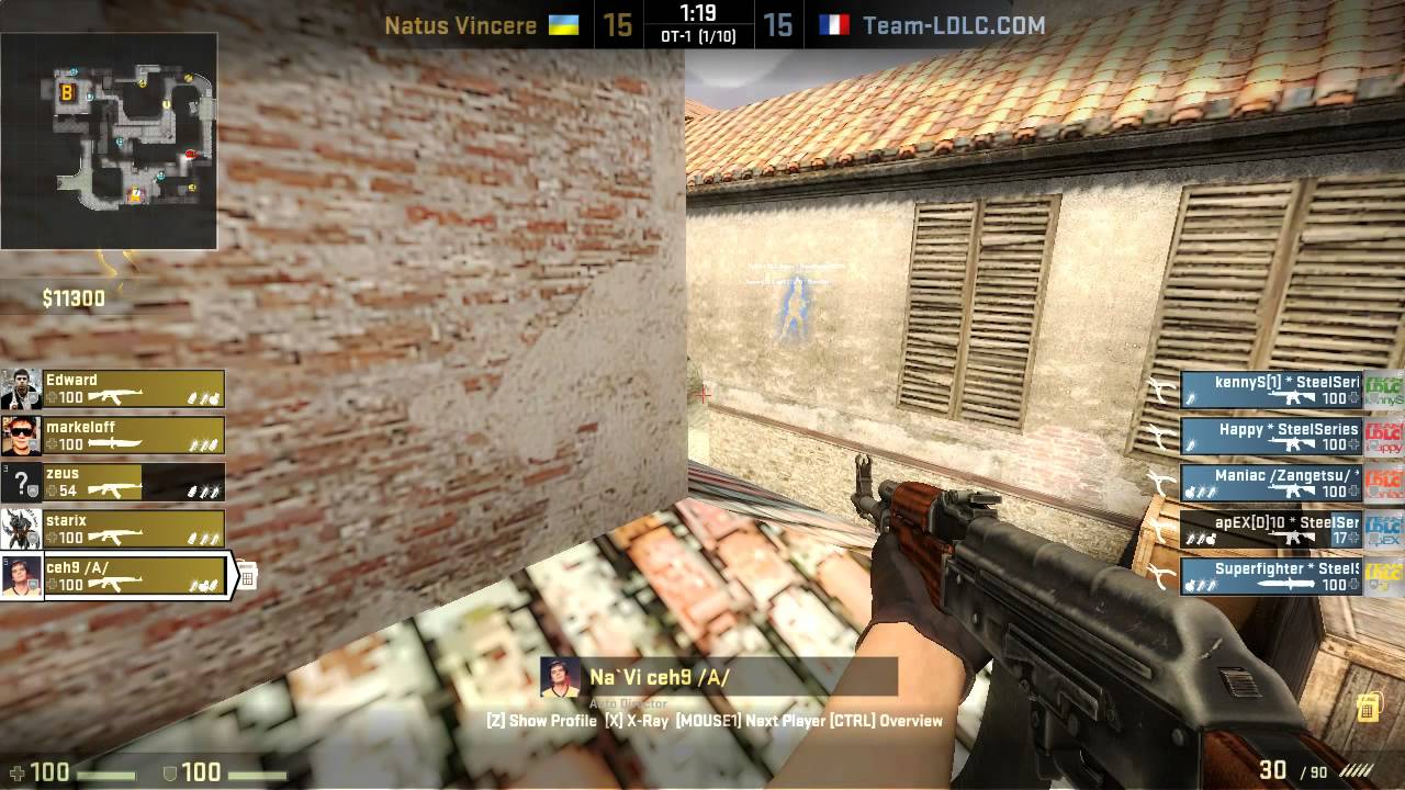 CSGO Pro Match NaVi vs LDLC Second Half de_mirage